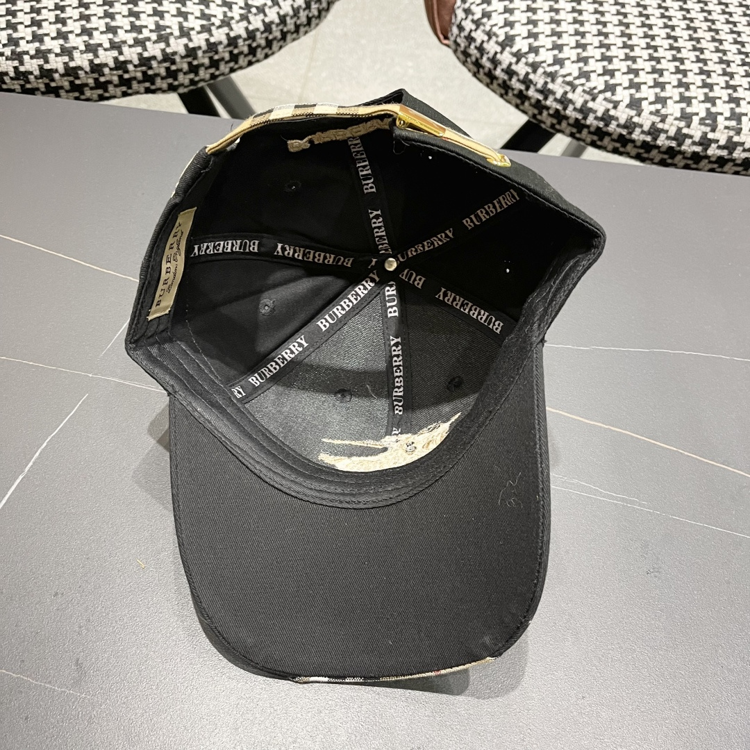 【巴宝莉BURBERRY】☄️2025官网同步上线🎊 韩版新款英伦风定制款11原单品质 男女通用棒球帽 