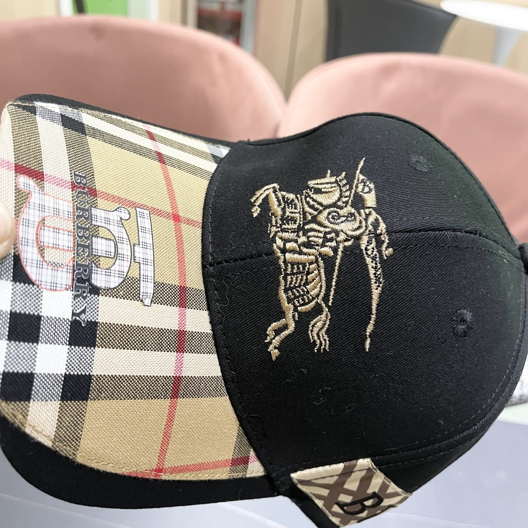 【巴宝莉BURBERRY】☄️2025官网同步上线🎊 韩版新款英伦风定制款11原单品质 男女通用棒球帽 