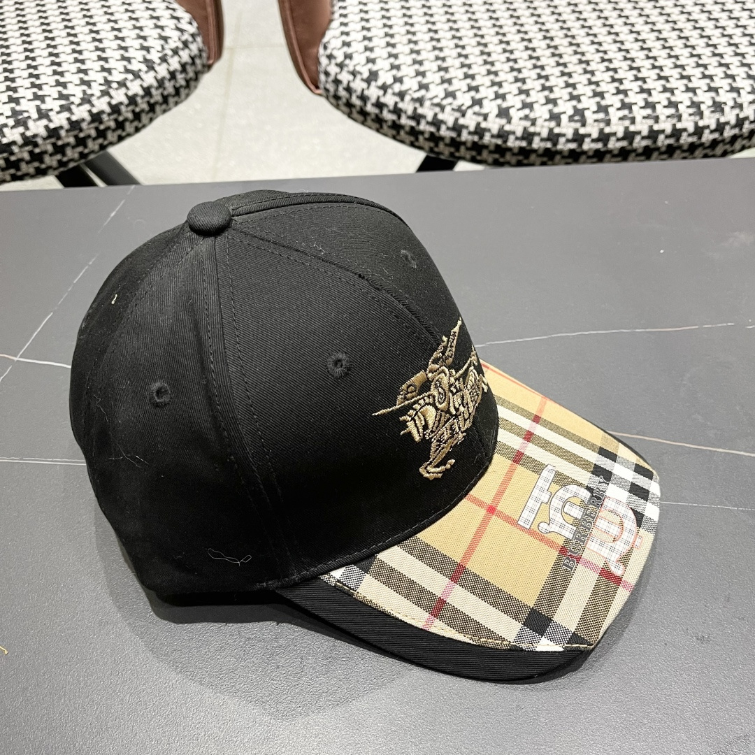 【巴宝莉BURBERRY】☄️2025官网同步上线🎊 韩版新款英伦风定制款11原单品质 男女通用棒球帽 