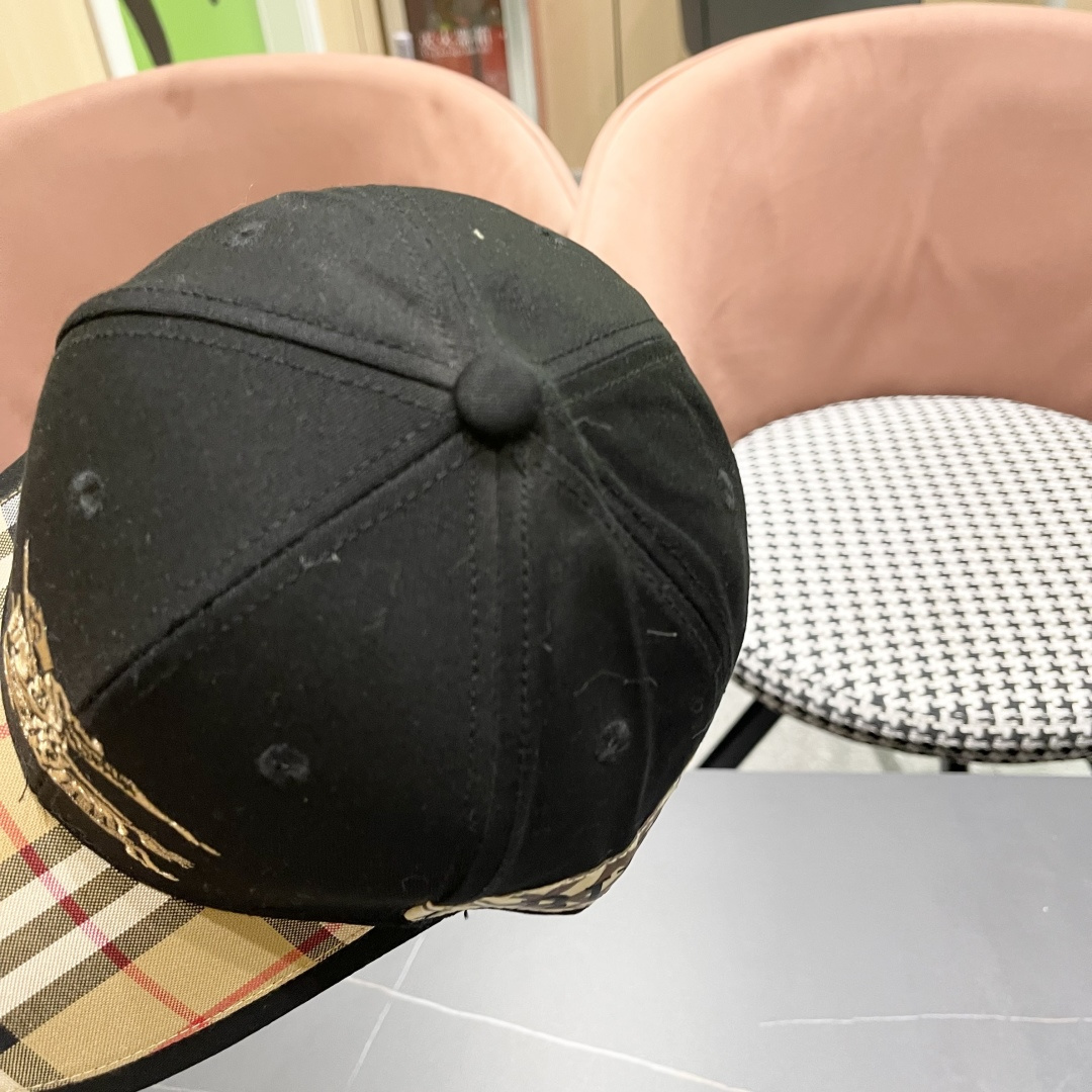 【巴宝莉BURBERRY】☄️2025官网同步上线🎊 韩版新款英伦风定制款11原单品质 男女通用棒球帽 