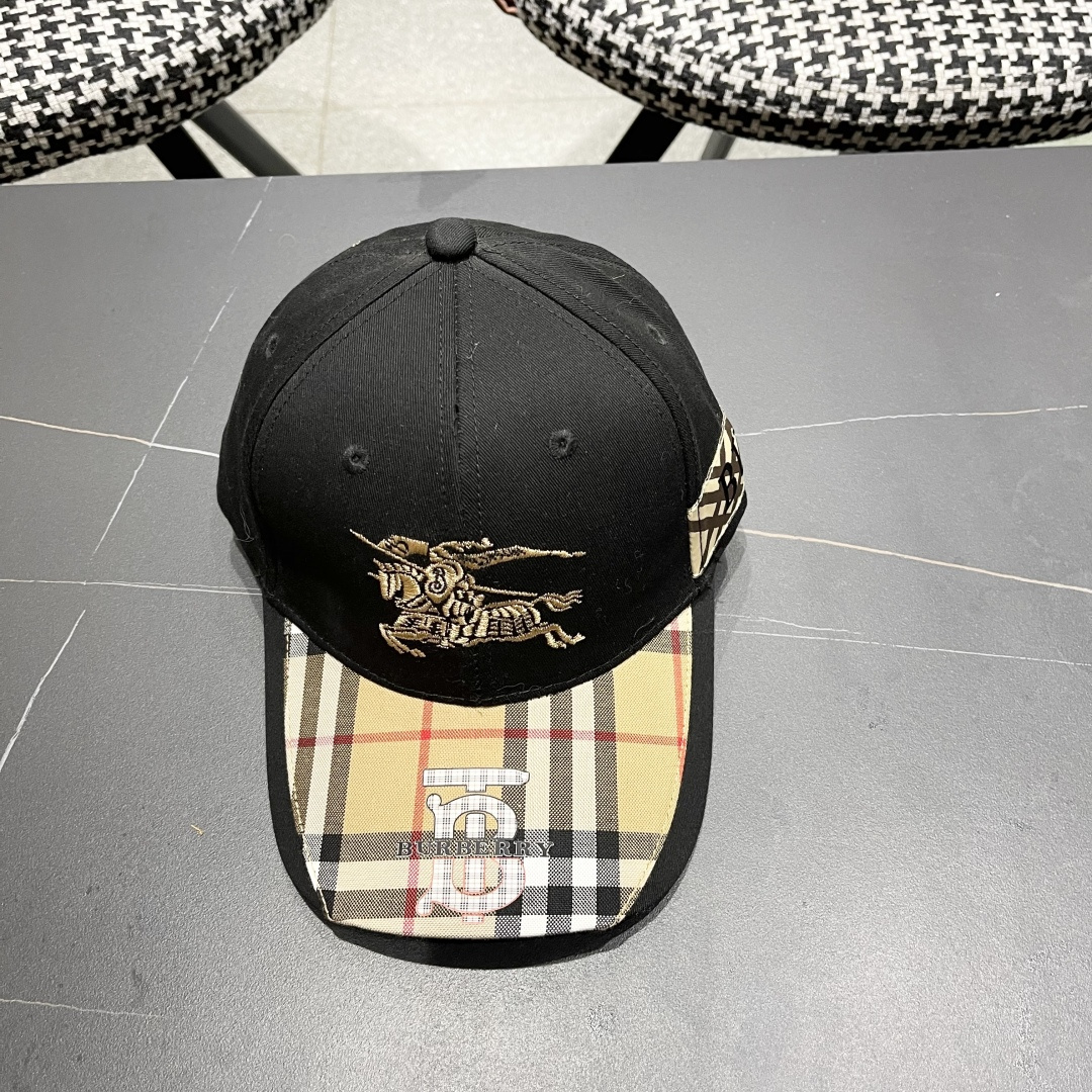 【巴宝莉BURBERRY】☄️2025官网同步上线🎊 韩版新款英伦风定制款11原单品质 男女通用棒球帽 