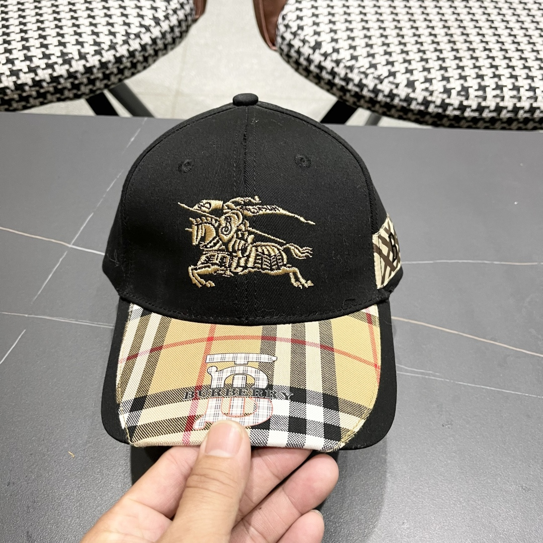 【巴宝莉BURBERRY】☄️2025官网同步上线🎊 韩版新款英伦风定制款11原单品质 男女通用棒球帽 