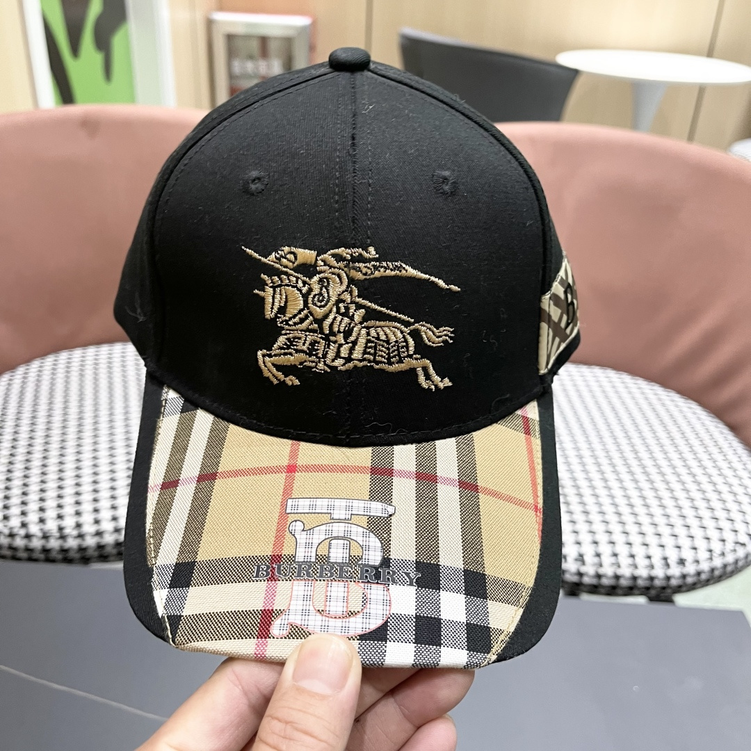 【巴宝莉BURBERRY】☄️2025官网同步上线🎊 韩版新款英伦风定制款11原单品质 男女通用棒球帽 