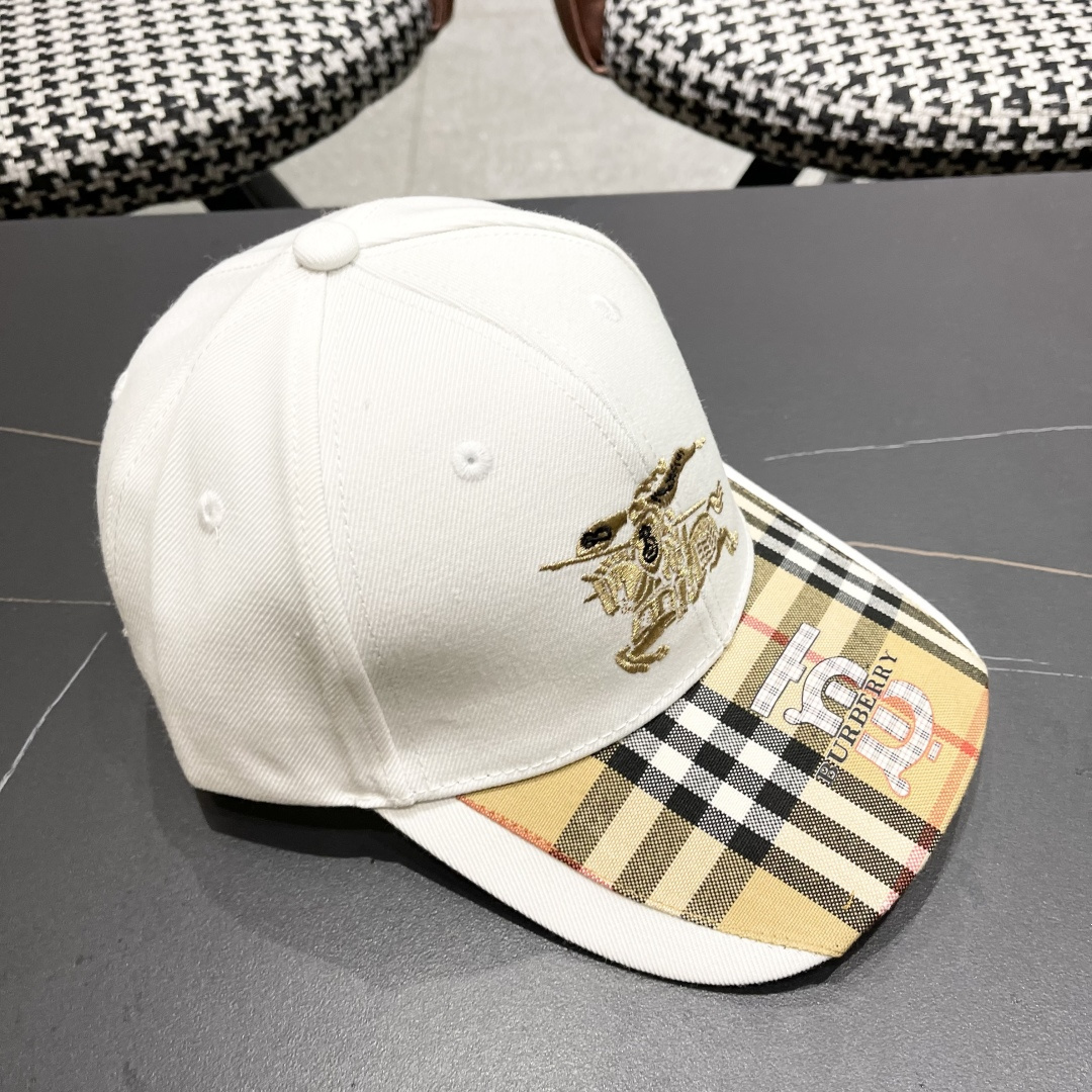 【巴宝莉BURBERRY】☄️2025官网同步上线🎊 韩版新款英伦风定制款11原单品质 男女通用棒球帽 