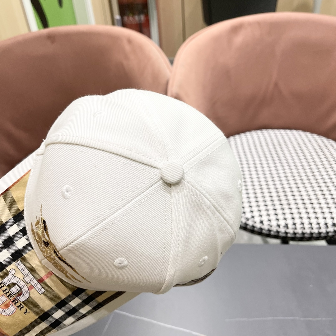 【巴宝莉BURBERRY】☄️2025官网同步上线🎊 韩版新款英伦风定制款11原单品质 男女通用棒球帽 