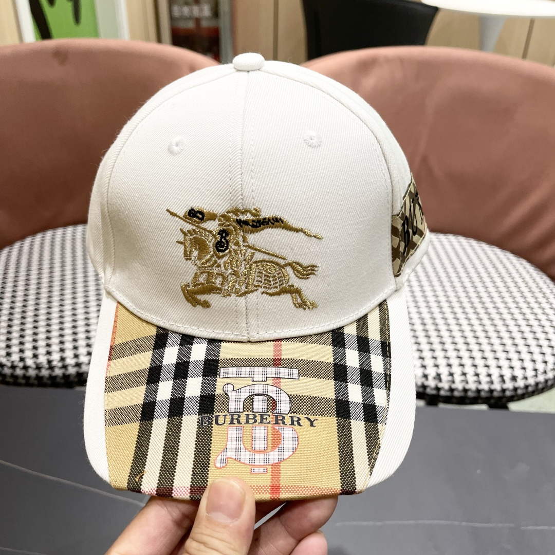 【巴宝莉BURBERRY】☄️2025官网同步上线🎊 韩版新款英伦风定制款11原单品质 男女通用棒球帽 