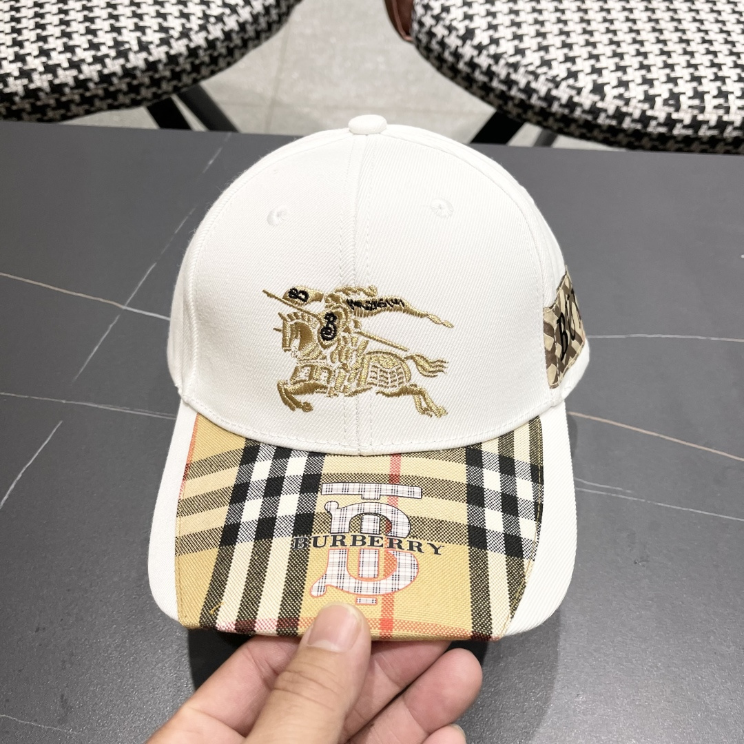 【巴宝莉BURBERRY】☄️2025官网同步上线🎊 韩版新款英伦风定制款11原单品质 男女通用棒球帽 