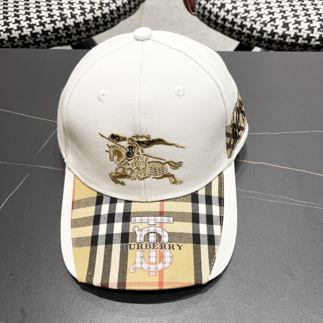 【巴宝莉BURBERRY】☄️2025官网同步上线🎊 韩版新款英伦风定制款11原单品质 男女通用棒球帽 