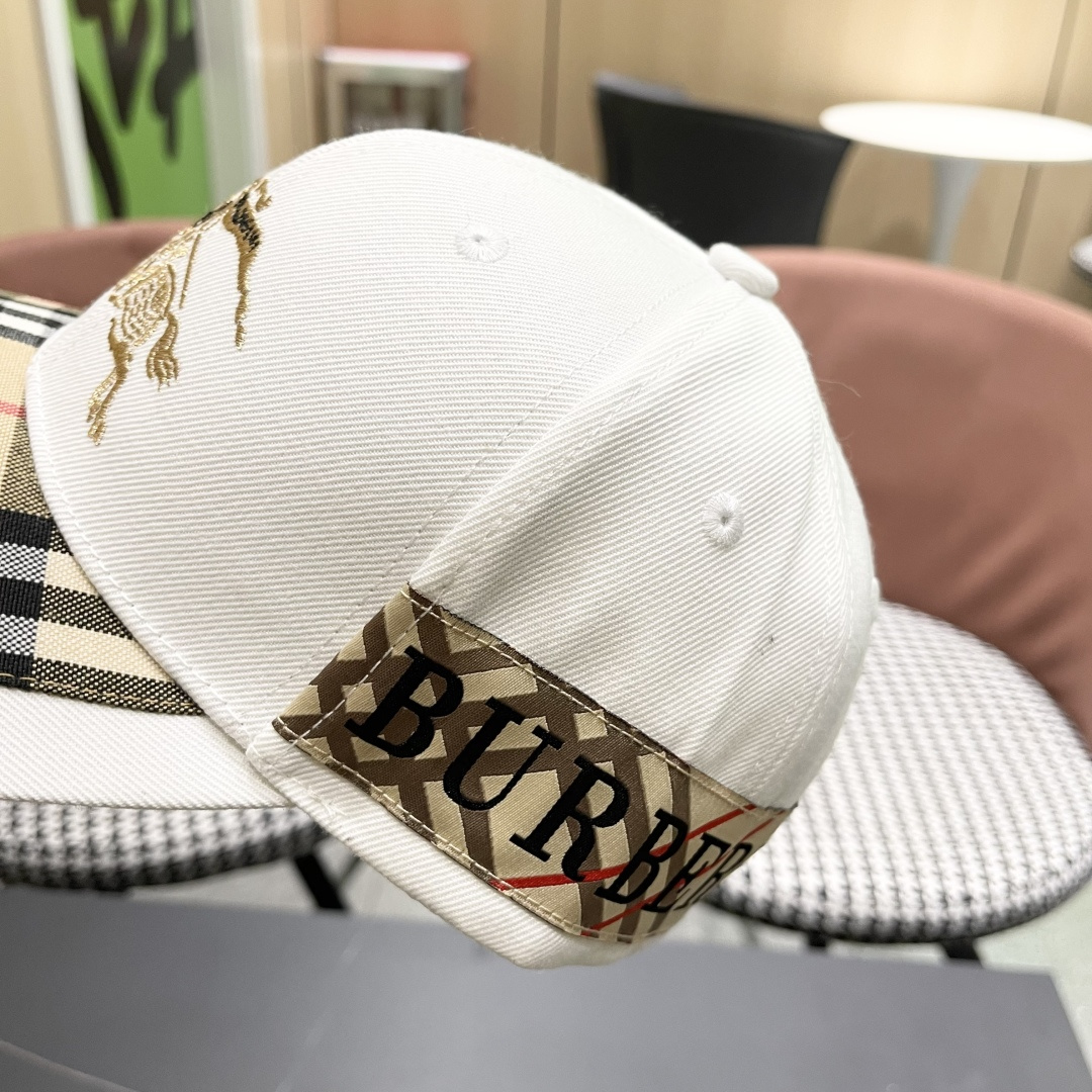 【巴宝莉BURBERRY】☄️2025官网同步上线🎊 韩版新款英伦风定制款11原单品质 男女通用棒球帽 