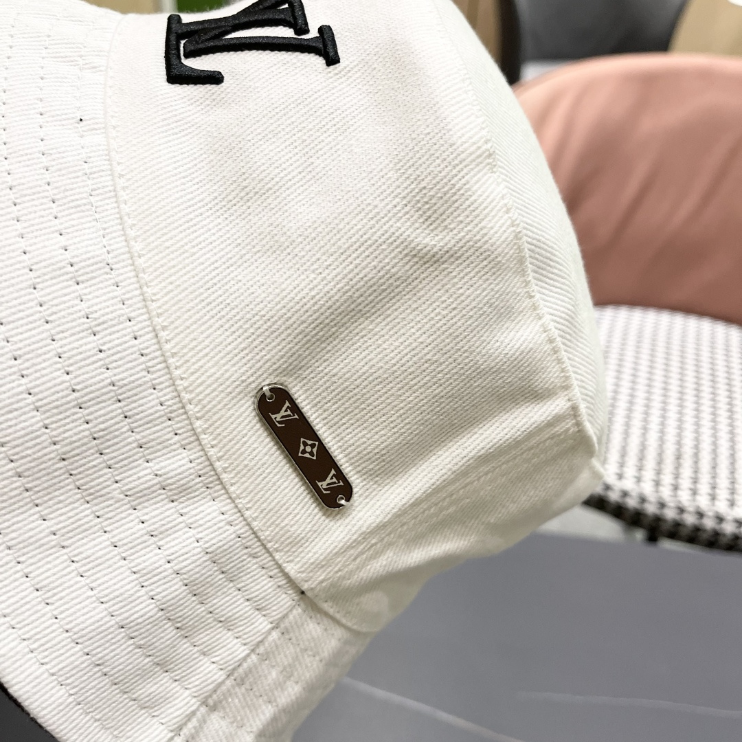  LV路易威登2025原单刺绣渔夫帽  轻盈透气。完美版型，独家实物拍摄，男女适用
