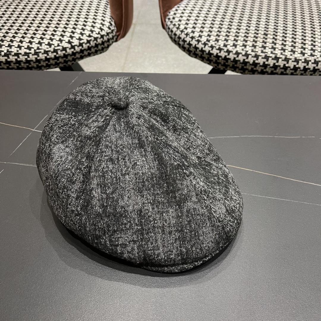  巴黎世家 2025新款韩版牛仔前进帽贝雷帽女春秋时尚百搭薄款
画家帽八角蓓蕾帽子