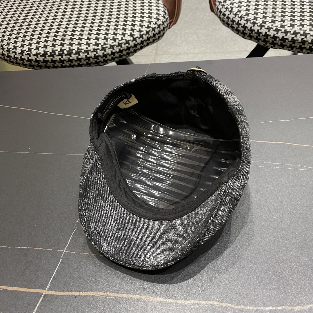  巴黎世家 2025新款韩版牛仔前进帽贝雷帽女春秋时尚百搭薄款
画家帽八角蓓蕾帽子