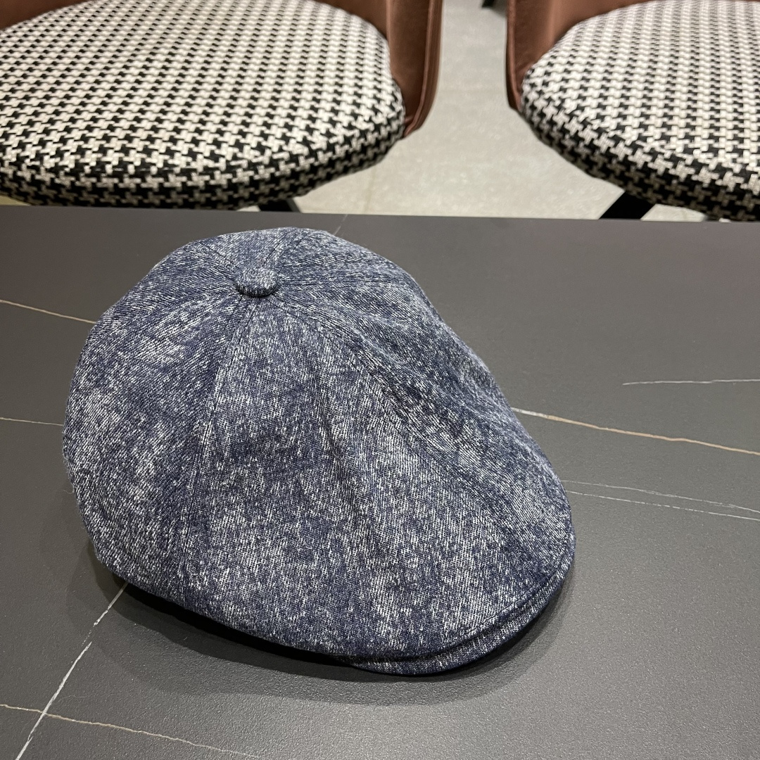  巴黎世家 2025新款韩版牛仔前进帽贝雷帽女春秋时尚百搭薄款
画家帽八角蓓蕾帽子