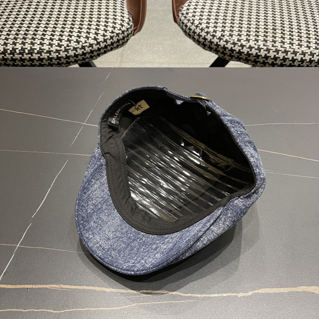  巴黎世家 2025新款韩版牛仔前进帽贝雷帽女春秋时尚百搭薄款
画家帽八角蓓蕾帽子