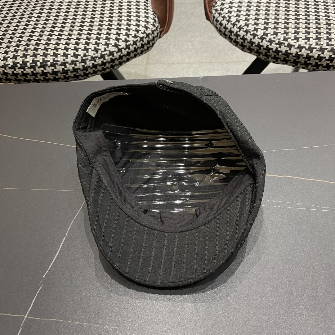  蒙口 简约风前进帽子女2025春款复古百搭贝雷帽韩
版时尚画家帽显脸小潮