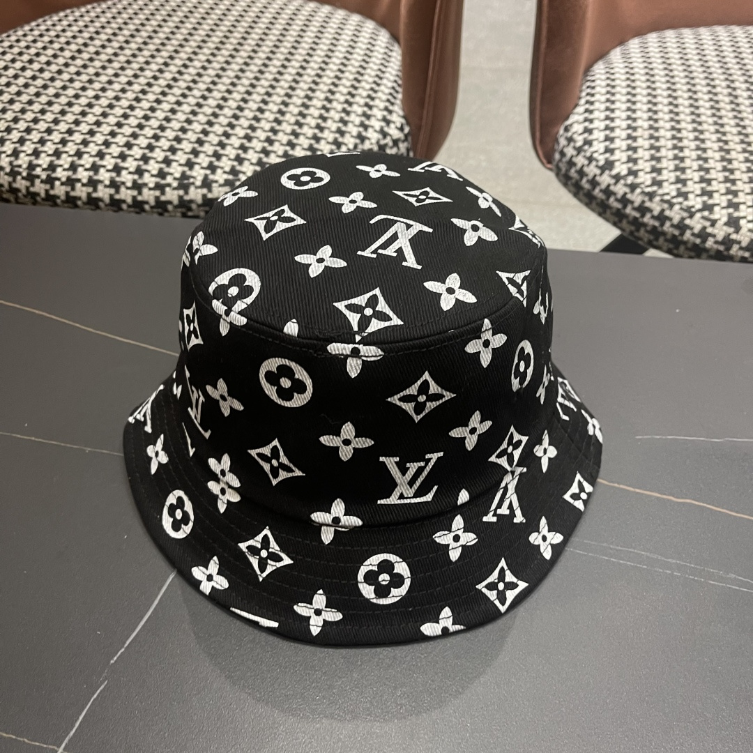  上新！路易威登 LouisVuitton 😍新款LV渔夫帽，重工打造♥️高端大气，百搭款🤗男女通用