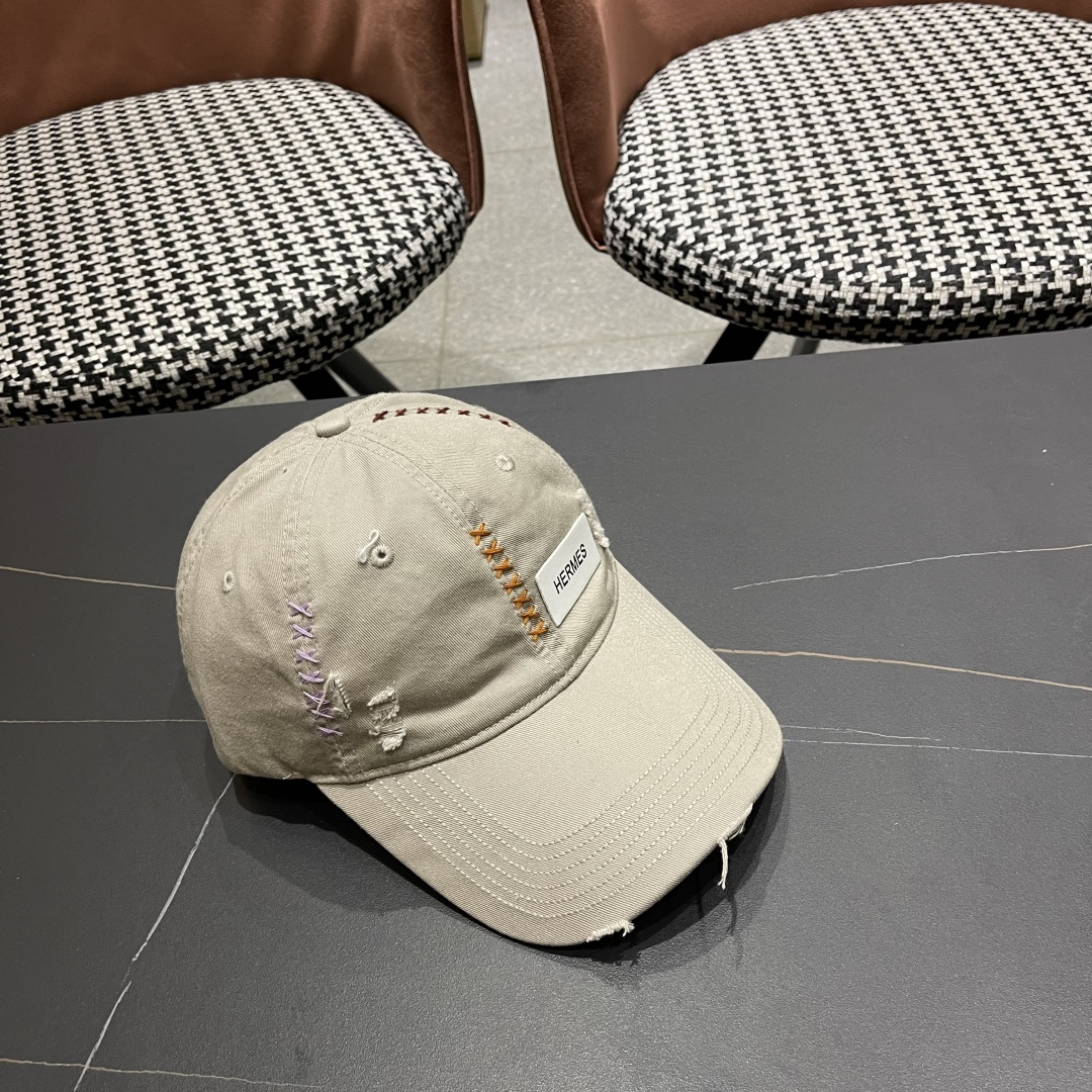  爱马仕 HERMES 2025新款棒球帽，新款鸭舌帽，男女通用，头围57cm