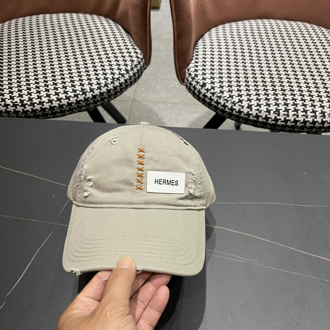  爱马仕 HERMES 2025新款棒球帽，新款鸭舌帽，男女通用，头围57cm