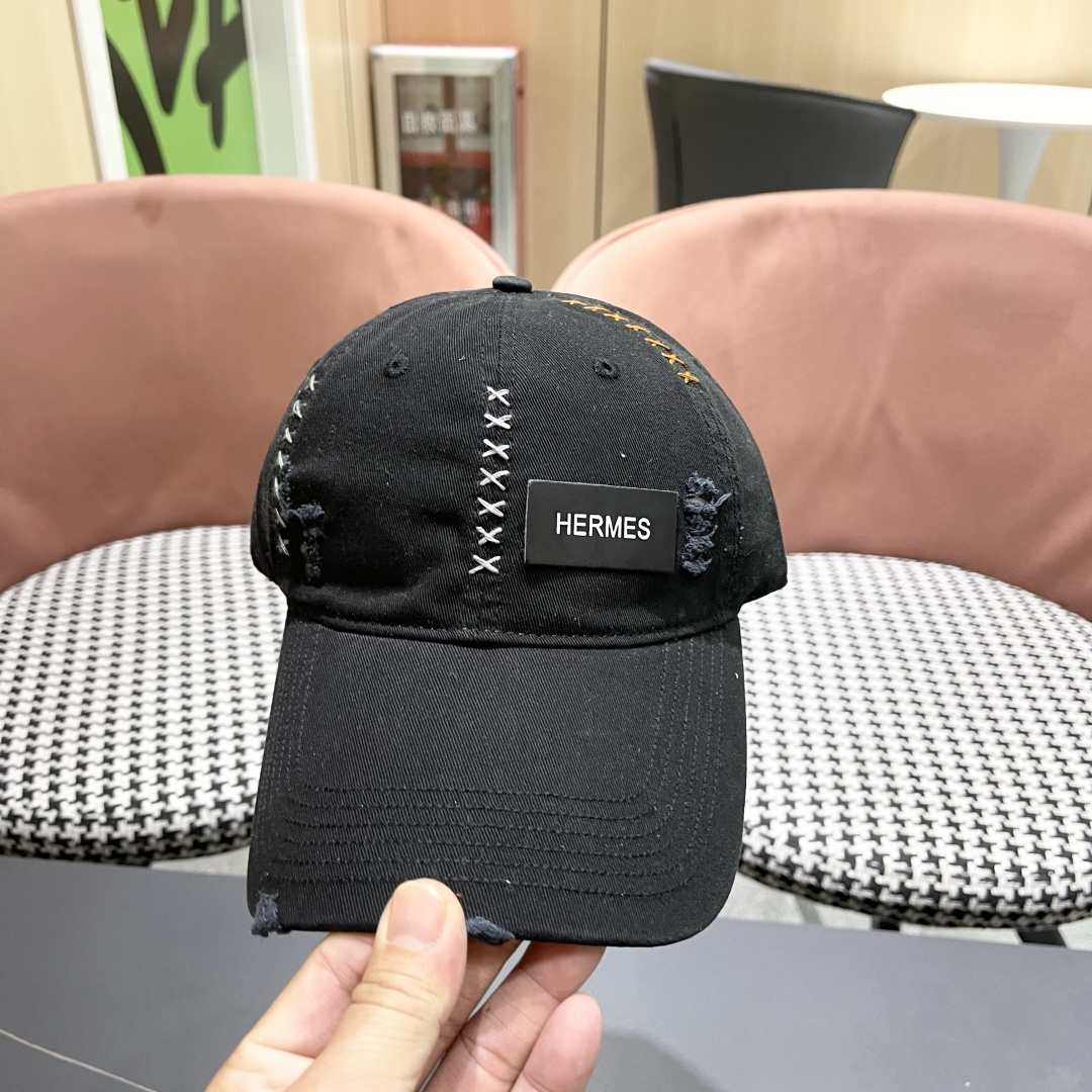  爱马仕 HERMES 2025新款棒球帽，新款鸭舌帽，男女通用，头围57cm