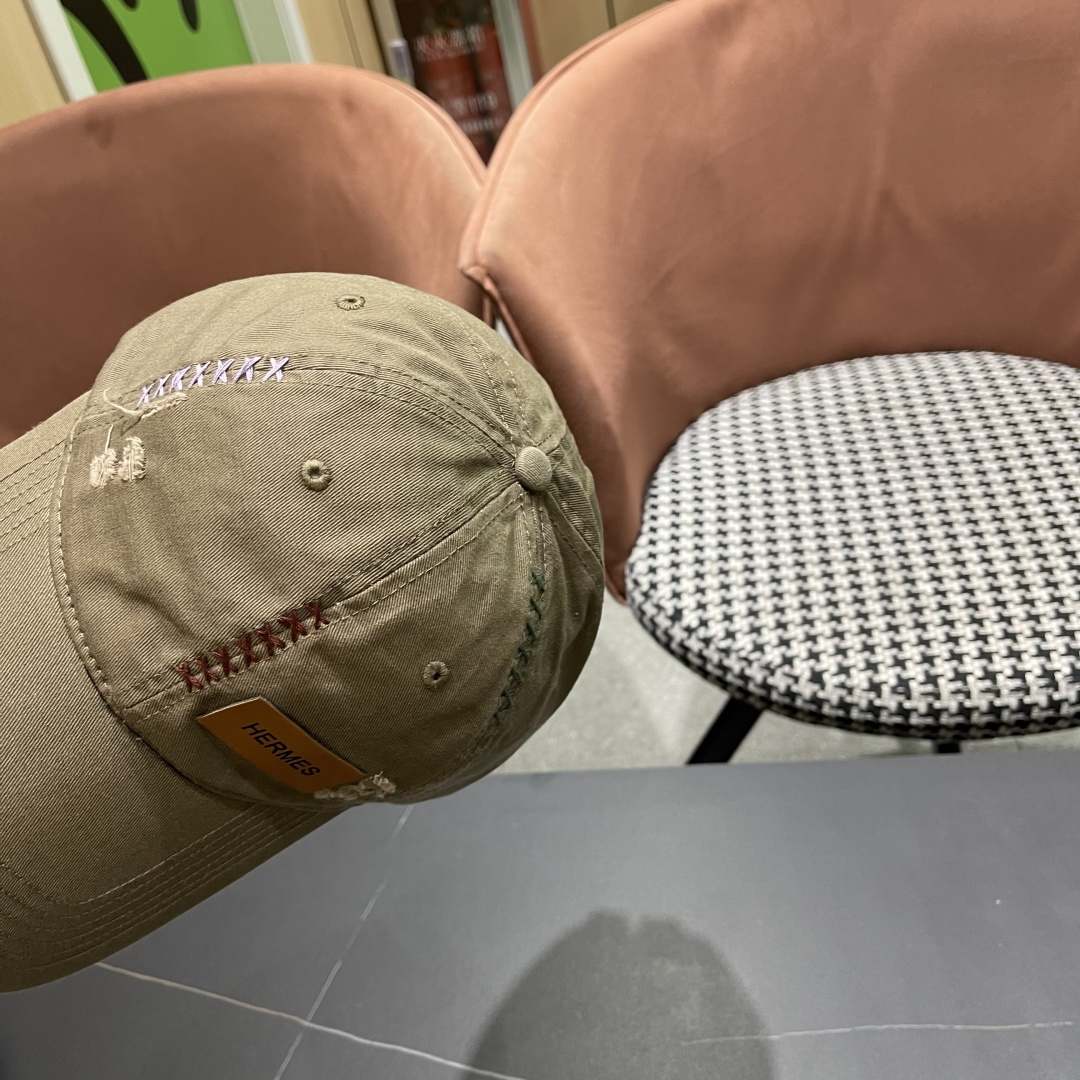  爱马仕 HERMES 2025新款棒球帽，新款鸭舌帽，男女通用，头围57cm