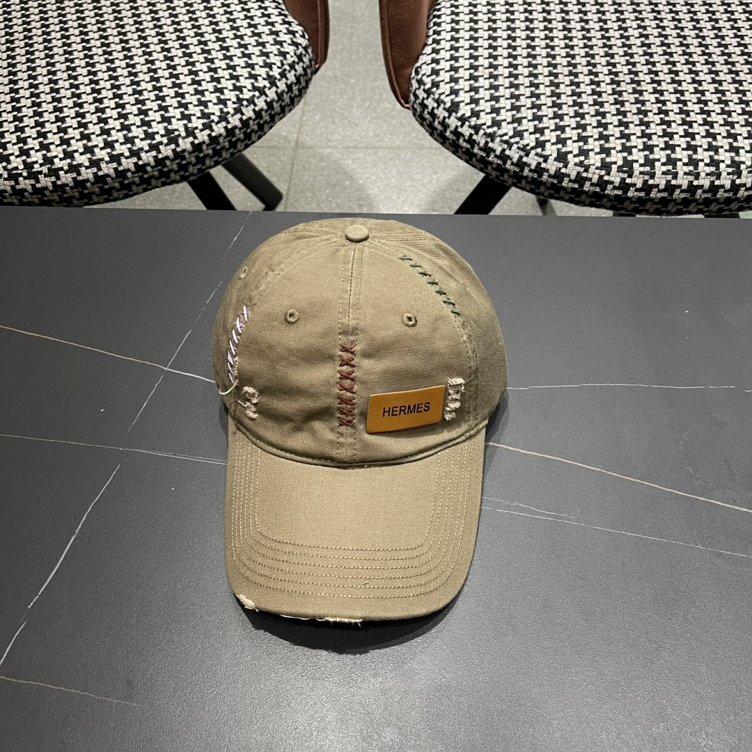  爱马仕 HERMES 2025新款棒球帽，新款鸭舌帽，男女通用，头围57cm