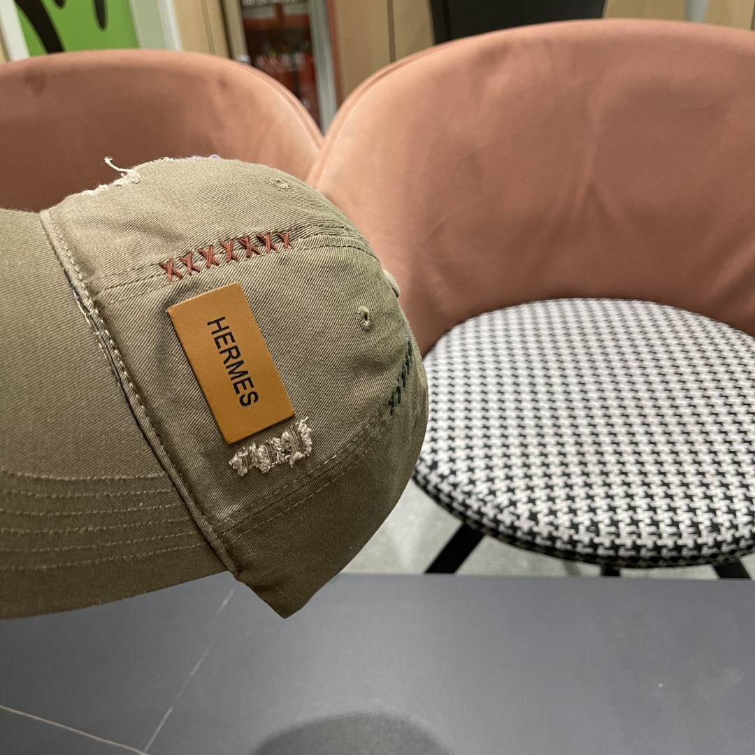  爱马仕 HERMES 2025新款棒球帽，新款鸭舌帽，男女通用，头围57cm