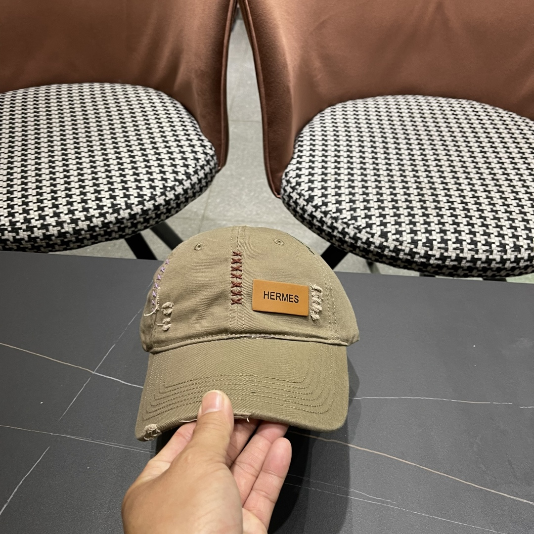 爱马仕 HERMES 2025新款棒球帽，新款鸭舌帽，男女通用，头围57cm