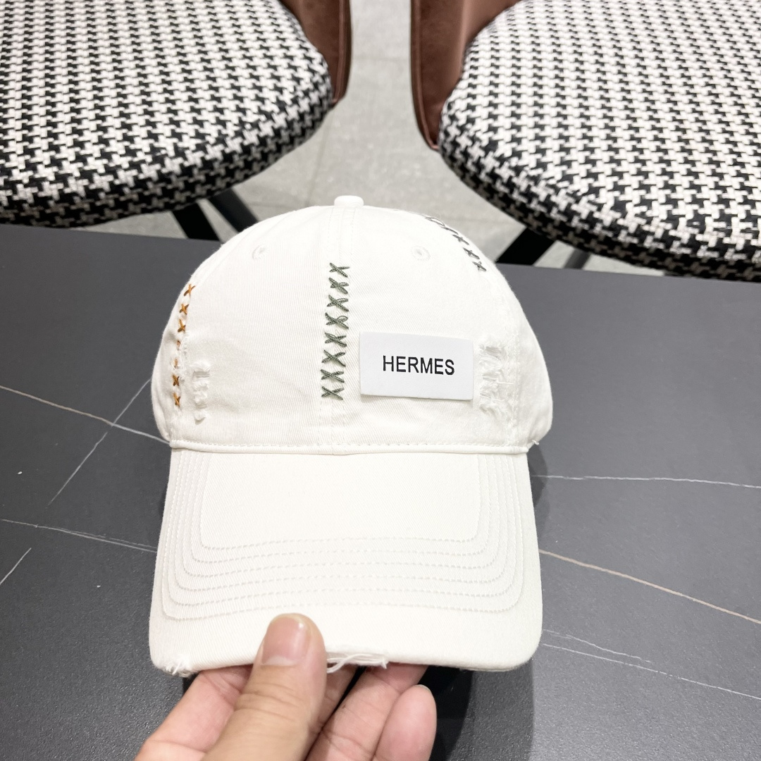  爱马仕 HERMES 2025新款棒球帽，新款鸭舌帽，男女通用，头围57cm