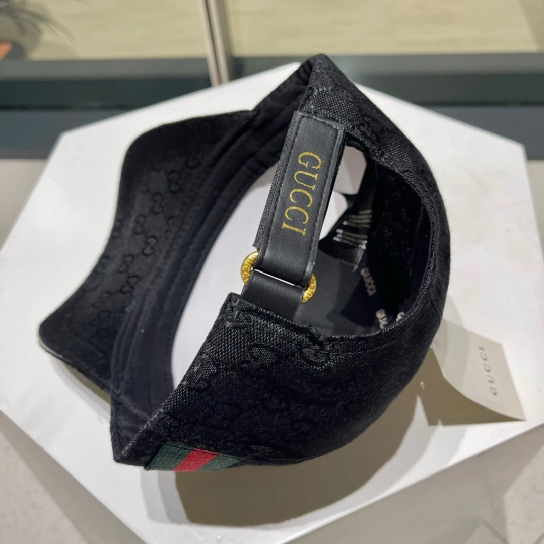  【GUCCI古奇】2025专柜新款简约刺绣款棒球帽，很潮！休闲运动款，经典制作，超级好搭衣服！