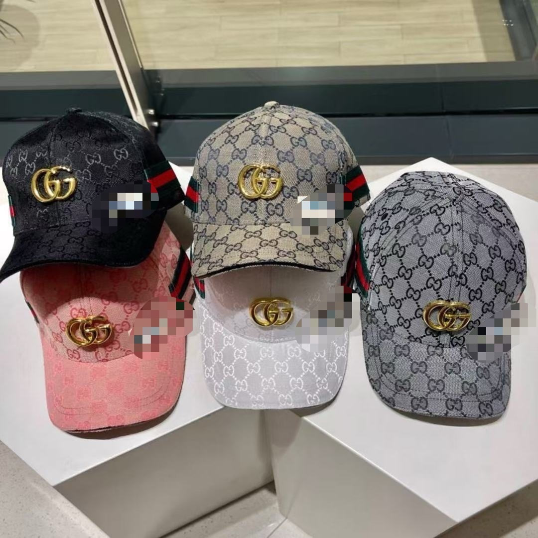  【GUCCI古奇】2025专柜新款简约刺绣款棒球帽，很潮！休闲运动款，经典制作，超级好搭衣服！