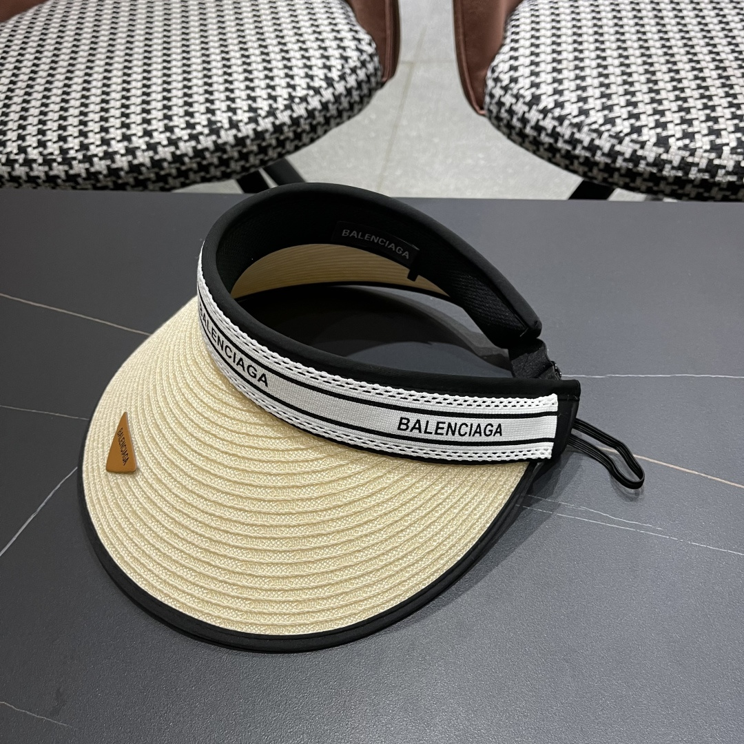  BALENCIAGA巴黎世家2025新款防晒帽子女款防紫外线萎形格空顶
太阳冰丝夏天骑车遮阳帽