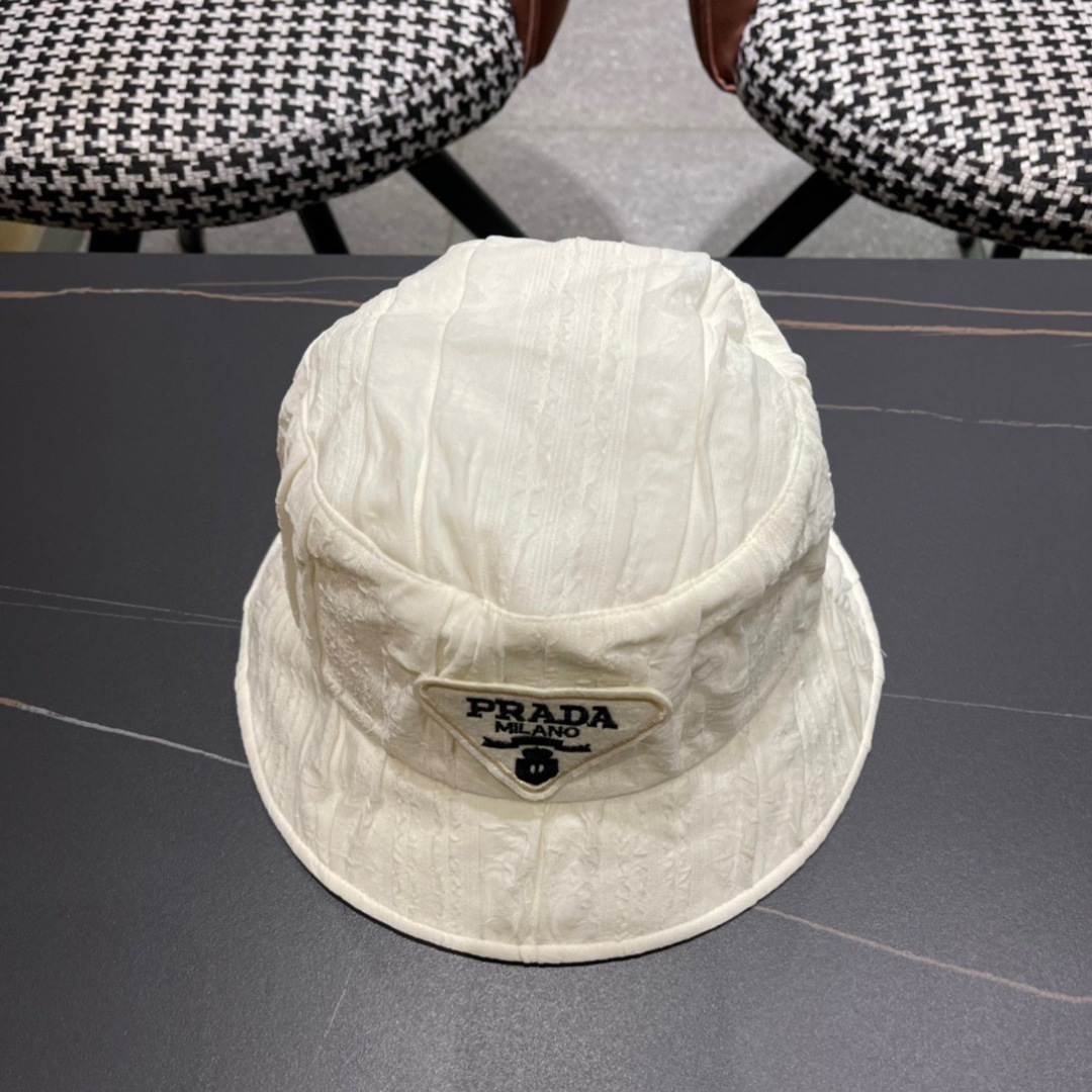 【PRADA普拉达】2025最新遮阳渔夫帽，日常款超好搭配