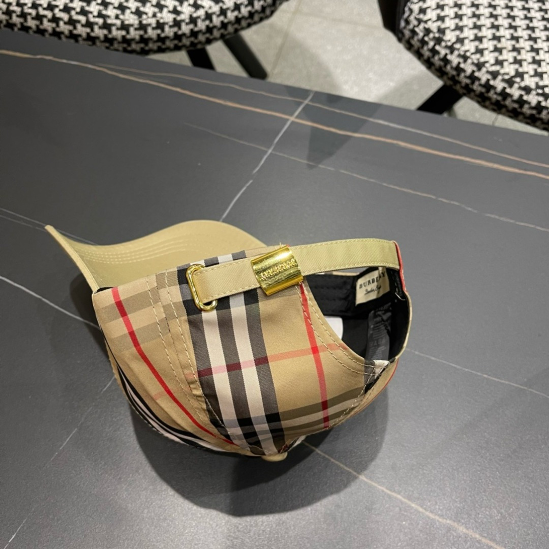 【巴宝莉BURBERRY】🌸官网同步上线🎊 韩版新款英伦风定制款11原单品质 男女通用棒球帽 美邦工艺棉