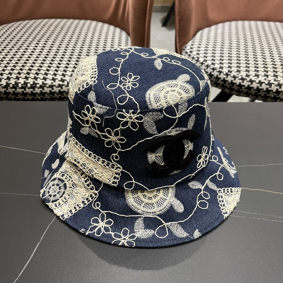  香奈儿2025潮流渔夫帽女春夏季新款绣花小沿显瘦韩版
酷炫青年街头男女帽子