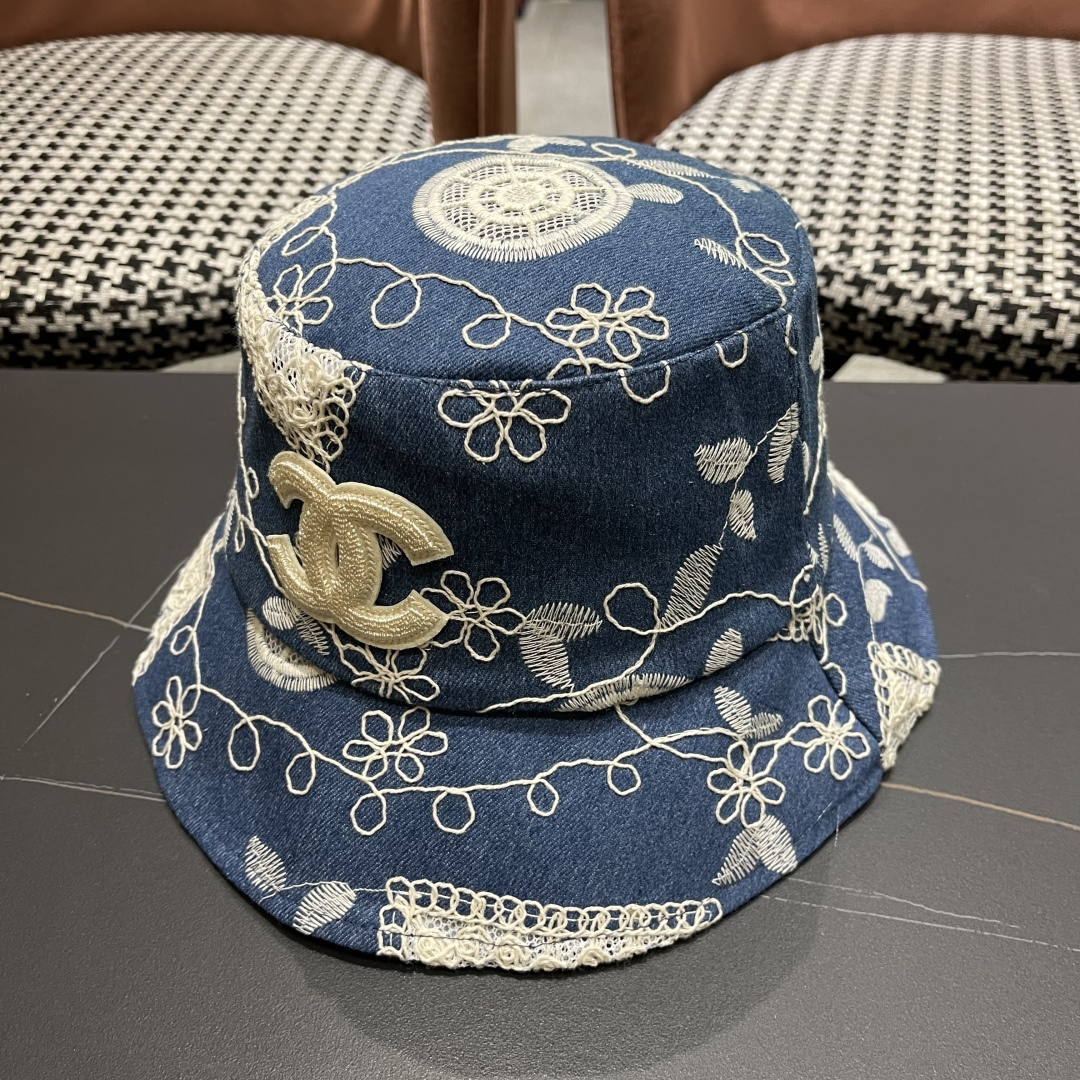  香奈儿2025潮流渔夫帽女春夏季新款绣花小沿显瘦韩版
酷炫青年街头男女帽子