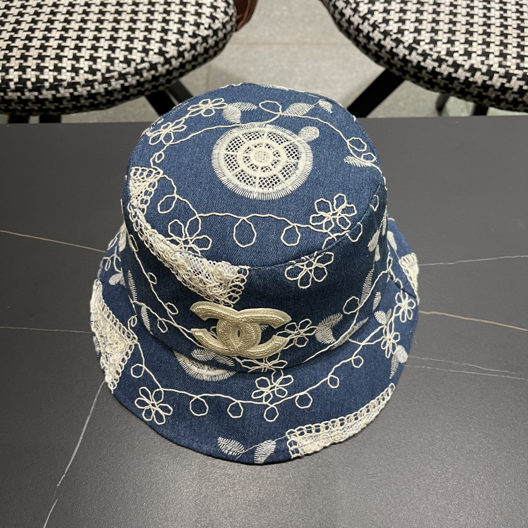  香奈儿2025潮流渔夫帽女春夏季新款绣花小沿显瘦韩版
酷炫青年街头男女帽子