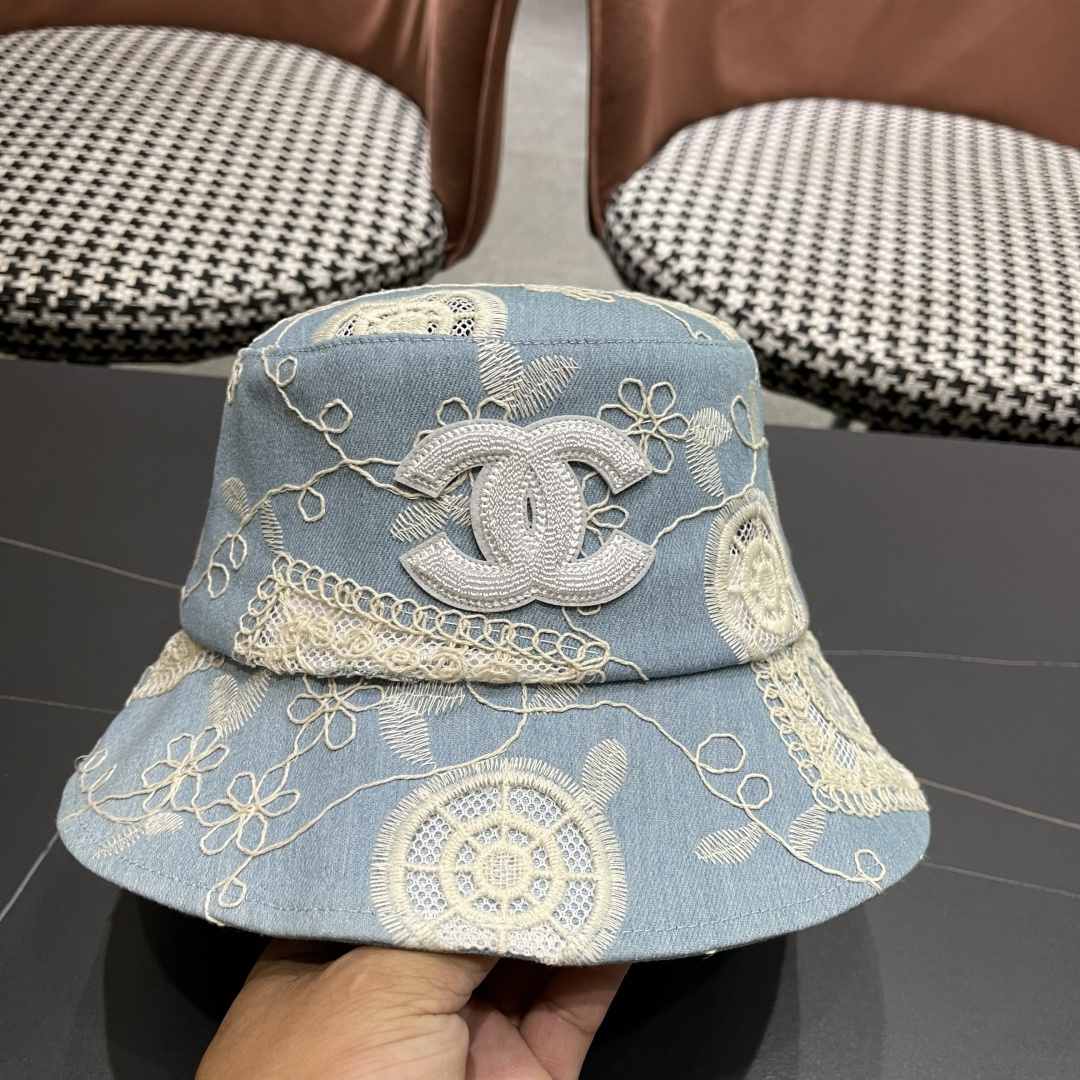  香奈儿2025潮流渔夫帽女春夏季新款绣花小沿显瘦韩版
酷炫青年街头男女帽子