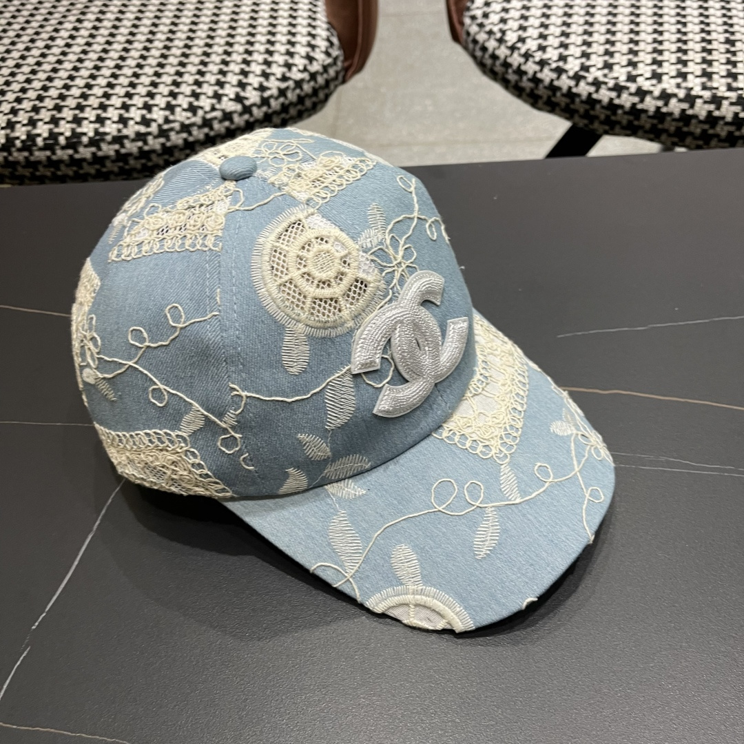 香奈儿CHANEL 2025新品透气舒服棒球帽，小香经典简约，时尚休闲设计