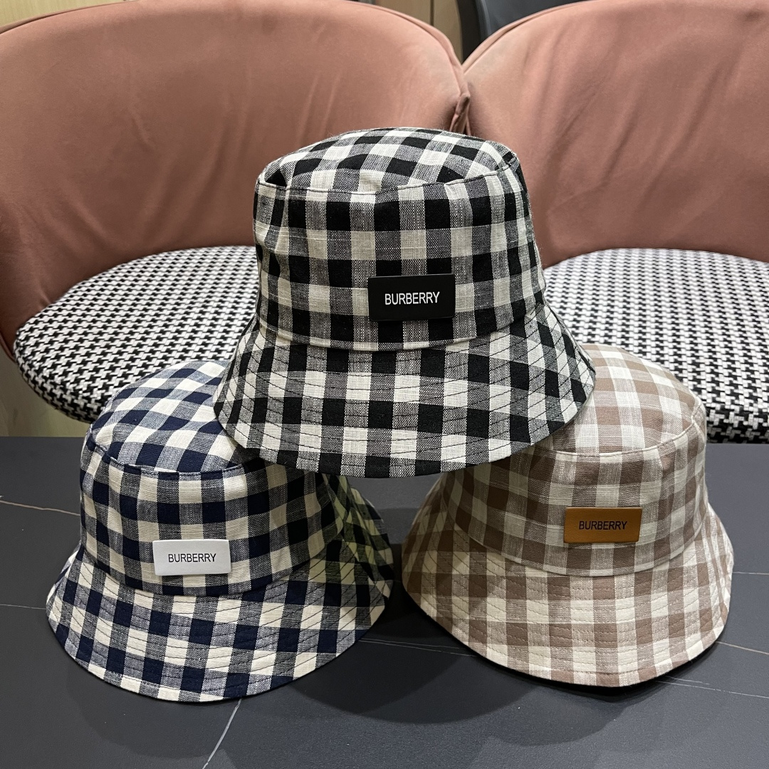 NO:364802,Burberry 2025 spring and summer new fisherman hat women retro plaid Japanese versatile sunbasin hat spring summer hat women sun hat fisherman hat baseball hat knit hat, hat, burberry, espadrilles, hats巴宝莉2025春夏新款渔夫帽女复古格子日系百搭遮阳盆帽春 夏帽子女遮阳帽帽子渔夫帽棒球帽针织帽,帽子,burberry,espadrilles,hats,hat