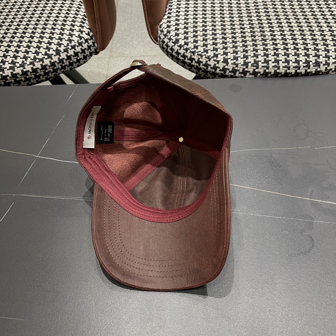  蒙口MONCLER新款棒球帽，时尚炸街单品，风格很OK，网红.时尚博主的最爱！高品质舒适透气，