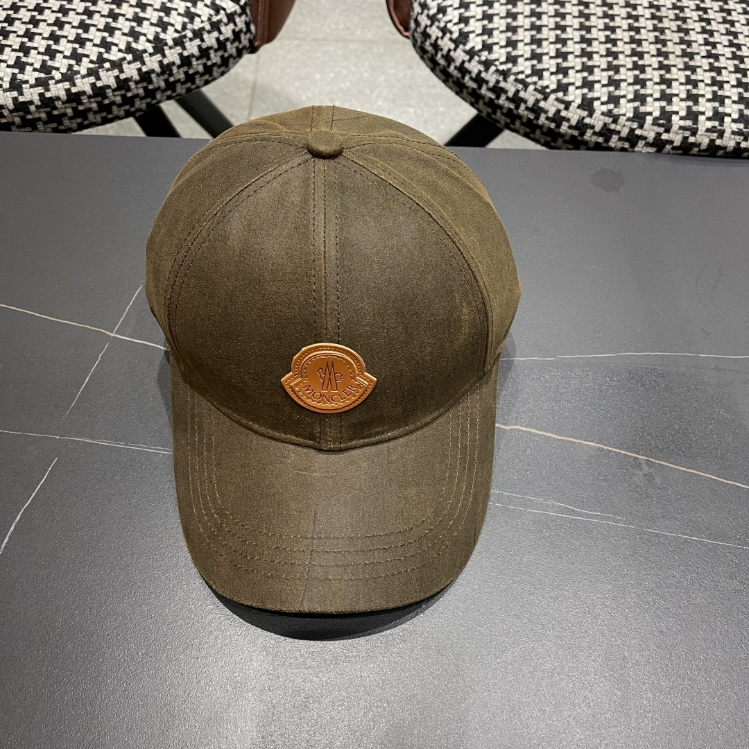 蒙口MONCLER新款棒球帽，时尚炸街单品，风格很OK，网红.时尚博主的最爱！高品质舒适透气，