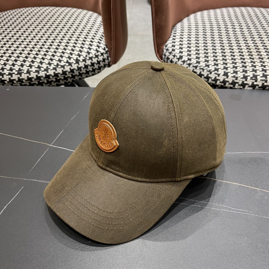  蒙口MONCLER新款棒球帽，时尚炸街单品，风格很OK，网红.时尚博主的最爱！高品质舒适透气，