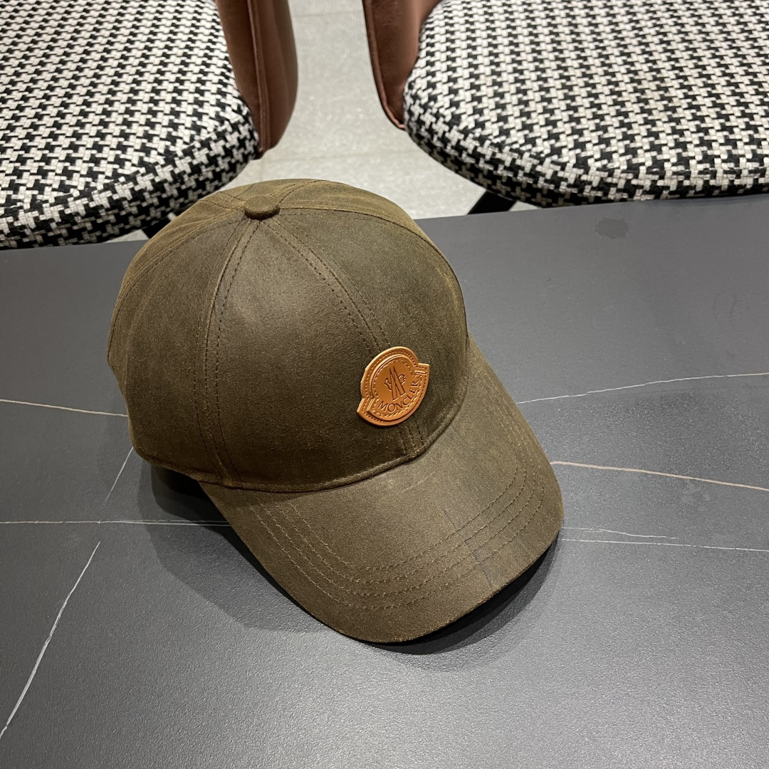  蒙口MONCLER新款棒球帽，时尚炸街单品，风格很OK，网红.时尚博主的最爱！高品质舒适透气，