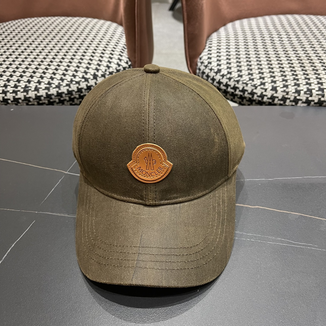  蒙口MONCLER新款棒球帽，时尚炸街单品，风格很OK，网红.时尚博主的最爱！高品质舒适透气，