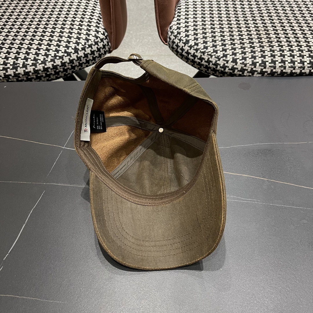  蒙口MONCLER新款棒球帽，时尚炸街单品，风格很OK，网红.时尚博主的最爱！高品质舒适透气，