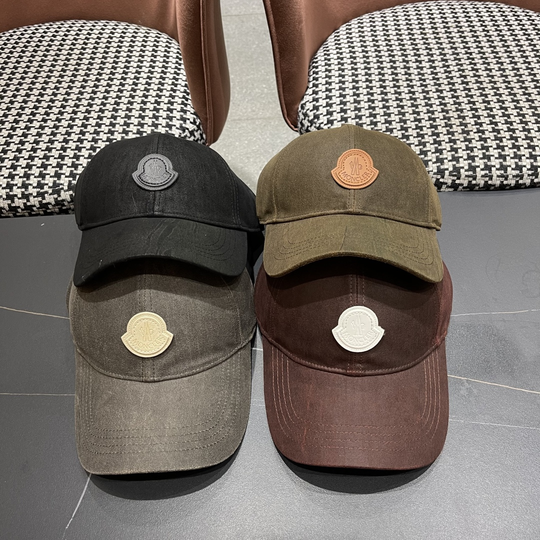  蒙口MONCLER新款棒球帽，时尚炸街单品，风格很OK，网红.时尚博主的最爱！高品质舒适透气，