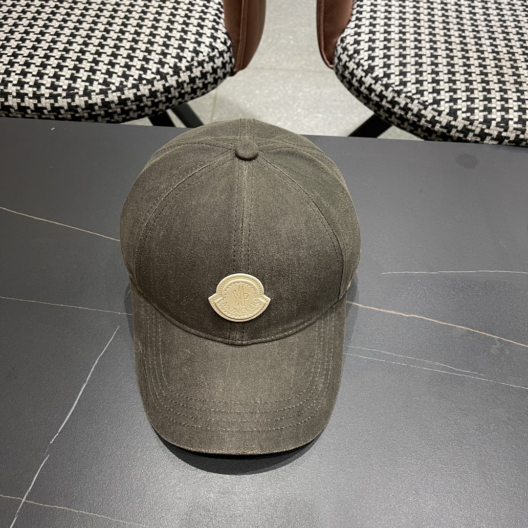  蒙口MONCLER新款棒球帽，时尚炸街单品，风格很OK，网红.时尚博主的最爱！高品质舒适透气，