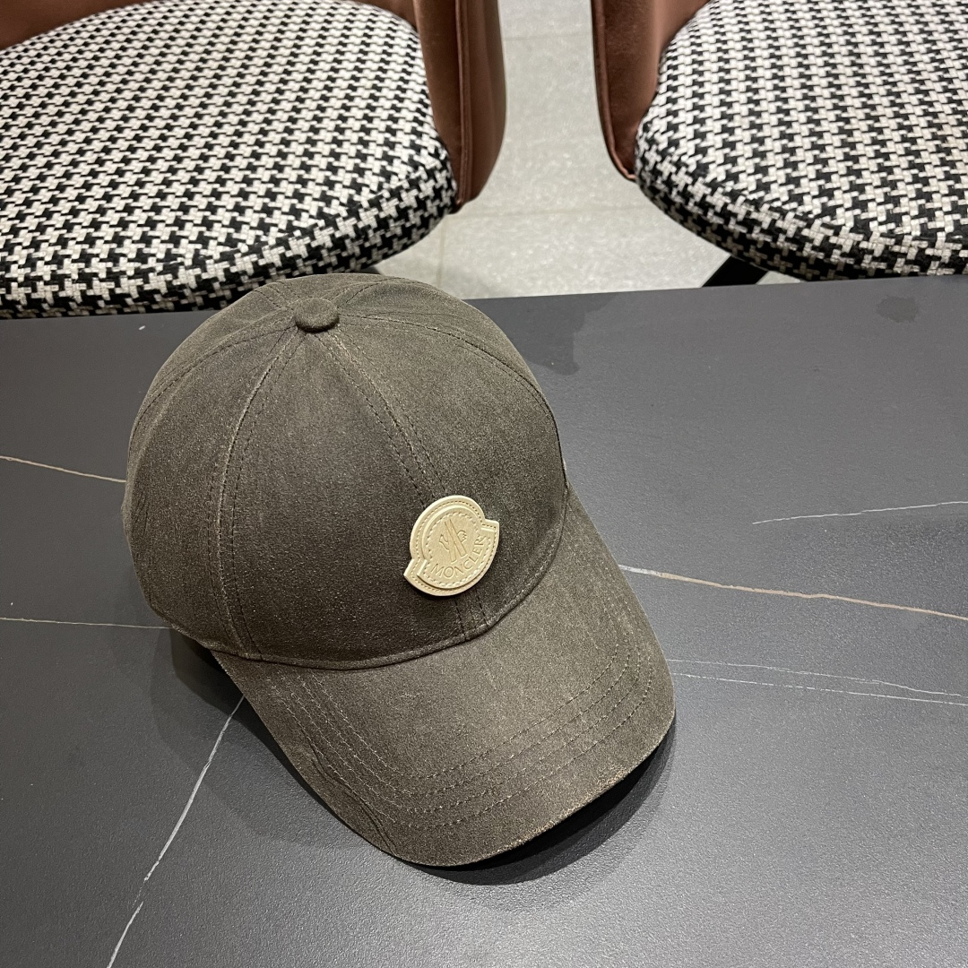  蒙口MONCLER新款棒球帽，时尚炸街单品，风格很OK，网红.时尚博主的最爱！高品质舒适透气，
