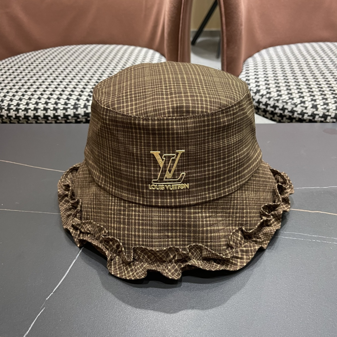 NO:364649,Lv Louis Vuitton, small face, eye-catching, versatile British plaid cotton retro casual thick autumn women's wood ears basin fisherman hat hat fisherman hat baseball hat knit hat, hat, louis vuitton, louis vuitton, espadrilles, hatsLv路易威登 品脸小吸睛百搭英伦格子棉复古休闲厚秋女式木耳边盆渔夫帽帽子渔夫帽棒球帽针织帽,帽子,louis vuitton,louis vuitton,espadrilles,hats,hat