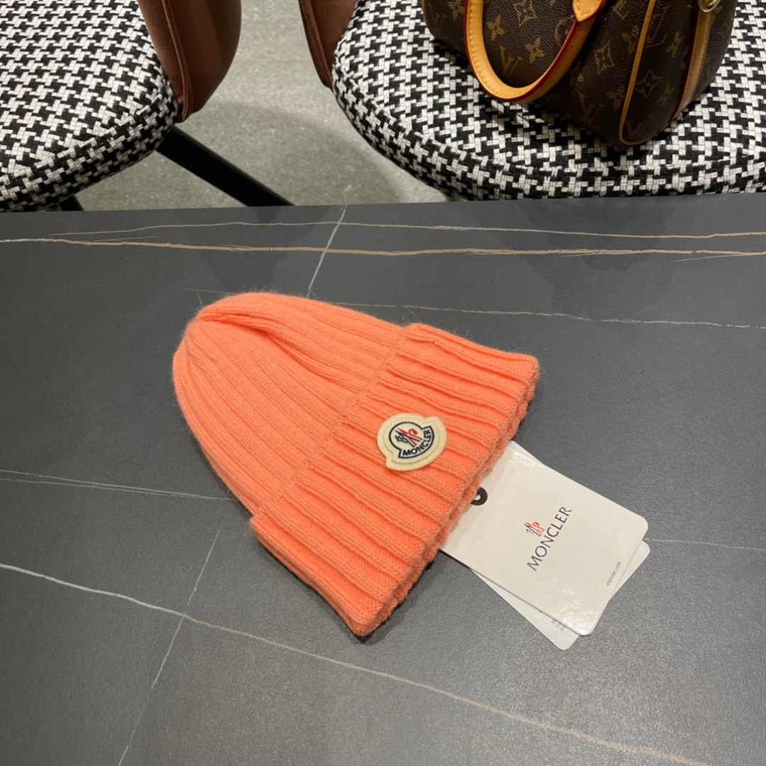 蒙口Moncler盟可睐💥官网经典针织帽，原单复刻.非常柔软亲肤，弹性很好💓有质感又非常百搭的款式~保